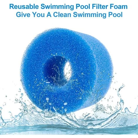 ZOLGINAH Éponge Filtrante Type S1 Filtres De Piscine En Mousse, 6 Pièces Cartouche Filtrante RéUtilisable Et Lavable Pour Intex Type S1 Pour Piscine, Aquarium, Jacuzzi Spa 3 ZOLGINAH Éponge Filtrante Type S1 Filtres De Piscine En Mousse, 6 Pièces Cartouche Filtrante RéUtilisable Et Lavable Pour Intex Type S1 Pour Piscine, Aquarium, Jacuzzi Spa – Image 3
