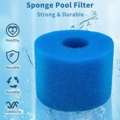 JOORRT Éponge Filtrante Type S1, Cartouche Filtrante RéUtilisable 9 JOORRT Éponge Filtrante Type S1, Cartouche Filtrante RéUtilisable -Pompe et filtre de piscine Soldes 60667895 5