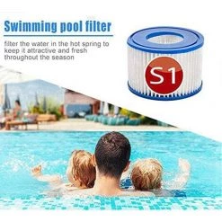 DECKON Lot De 4 Cartouches De Rechange S1 Pour Filtre De Piscine Intex 29001 - Pour Jardin Extérieur Type S1 PureSpa Easy Set - Cartouches Pour Filtre à Jacuzzi - Filtre S1 -Pompe et filtre de piscine Soldes 60684280 4