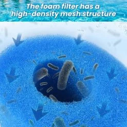 ZOLGINAH 2 Pièces Filtre En Mousse Pour Spa, Filtre A, Éponge Filtrante Type A，Filtre En Mousse，Cartouche De Filtre En Mousse Réutilisables Et Lavables，Mousse Pour Piscine，Spa，Jacuzzi -Pompe et filtre de piscine Soldes 60724892 4