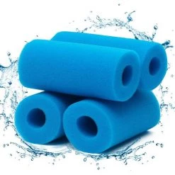 DECKON Filtre éponge Type A, Filtre Piscine En Mousse, Filtre Mousse Piscine Filtre éponge Pré-Filtre Mousse Cartouche éponge Lavable, Réutilisable. (4 Pièces)