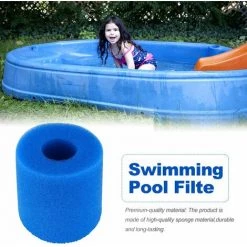 LIFCAUSAL Filtre De Piscine, Filtre De Piscine Pour Intex Type S1 Réutilisable/lavable Piscine Filtre Mousse Cartouche éponge Nettoyeur De Piscine, Bleu 93*30*102 MM 8 LIFCAUSAL Filtre De Piscine, Filtre De Piscine Pour Intex Type S1 Réutilisable/lavable Piscine Filtre Mousse Cartouche éponge Nettoyeur De Piscine, Bleu 93*30*102 MM -Pompe et filtre de piscine Soldes 61250639 4