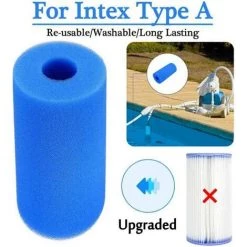 3 Filtres De Piscine En Mousse Réutilisables Et Lavables Pour Spa De Type A GrooFoo -Pompe et filtre de piscine Soldes 61365989 4