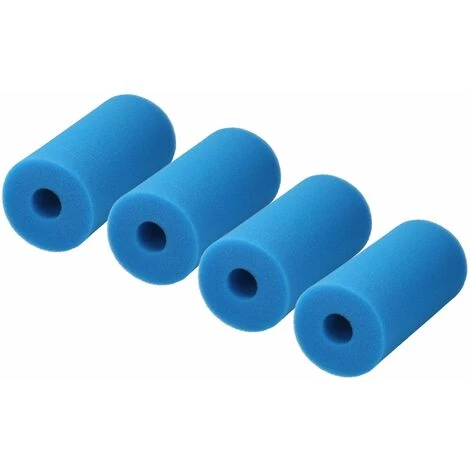 LIFCAUSAL Filtre En Mousse De Piscine éponge Filtre à Cartouche Lavable Réutilisable Pour Remplacement D'aquarium De Piscine Pour Filtre De Type A Bleu 21 * 10 * 9 Cm 4PCS / Pack 2 LIFCAUSAL Filtre En Mousse De Piscine éponge Filtre à Cartouche Lavable Réutilisable Pour Remplacement D'aquarium De Piscine Pour Filtre De Type A Bleu 21 * 10 * 9 Cm 4PCS / Pack – Image 2