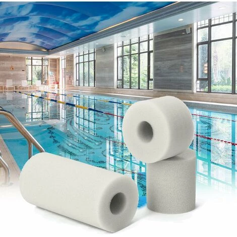 LIFCAUSAL Cartouche D'éponge En Mousse De Filtre De Piscine Réutilisable Lavable Pour Intex Type A (blanc 102*93*30mm) 5 LIFCAUSAL Cartouche D'éponge En Mousse De Filtre De Piscine Réutilisable Lavable Pour Intex Type A (blanc 102*93*30mm) – Image 5