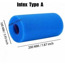 GRID COOL Lot De 2 Filtres De Type A éponge Filtre De Piscine Filtre En Mousse Lavable Réutilisable -Pompe et filtre de piscine Soldes 63680633 5