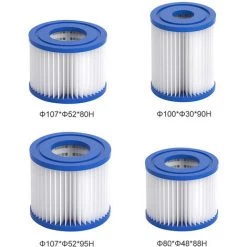 TANCYCO Cartouches De Filtre De Piscine Pour Remplacement De Pompes De Filtre De Piscine De Filtre à Cartouche Intex Type D -Pompe et filtre de piscine Soldes 63781778 5