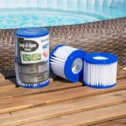 MOWZE Filtre VI Cartouche Lay Z Spa Miami Vegas Monaco BW58323 remplace 58239, 6 = 3 Doppelpack -Pompe et filtre de piscine Soldes 63869856 3