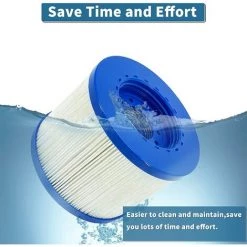 MOWZE Filtre Spa Infinite A Visser, Cartouche Filtre à Vis Pour Spa Gonflable Pas De Vis 60mm, Cartouche Filtre Pour Spa, Compatible Pour Cosy Spa, Clever Spa Et De Plus (4 Pièces) 4 Pièces -Pompe et filtre de piscine Soldes 63869887 5