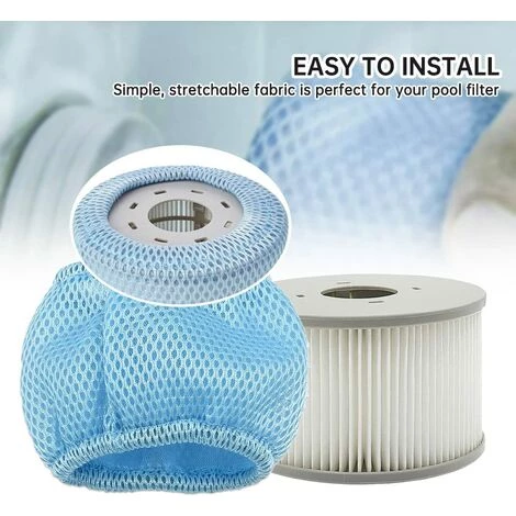 ROSIER Lot De 2 Filets De Protection Compatibles Avec Mspa Le Filtre De Spa, Couvercle En Maille Pour Mspa 90 Filtre De Rechange Plis,—VEBTles 4 ROSIER Lot De 2 Filets De Protection Compatibles Avec Mspa Le Filtre De Spa, Couvercle En Maille Pour Mspa 90 Filtre De Rechange Plis,—VEBTles – Image 4