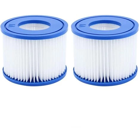 LYCXAMES Lot De 2 Cartouche De Rechange Pour Filtre Bestway Cartouche Filtrante VI Pour Lay-Z-Spa Miami, Vegas, Monaco 2 LYCXAMES Lot De 2 Cartouche De Rechange Pour Filtre Bestway Cartouche Filtrante VI Pour Lay-Z-Spa Miami, Vegas, Monaco – Image 2