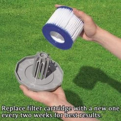 TINOR Paquet De 2 Cartouches Filtrantes VI De Rechange Pour Filtre De Piscine Bestway VI Pour Miami, Vegas, Palm Springs, Monaco, Taille Bestway, Accessoires De Filtre De Rechange 7 TINOR Paquet De 2 Cartouches Filtrantes VI De Rechange Pour Filtre De Piscine Bestway VI Pour Miami, Vegas, Palm Springs, Monaco, Taille Bestway, Accessoires De Filtre De Rechange -Pompe et filtre de piscine Soldes 64028696 3