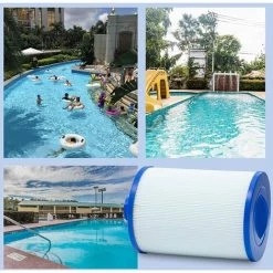 TINOR Lot De 1 Filtres Pour Spa, Pour Unicel 6CH-940, Pour Pleatco PWW50P3, Pour Waterway Front Access Skimmer Et Filbur FC-0359 -Pompe et filtre de piscine Soldes 64029118 4