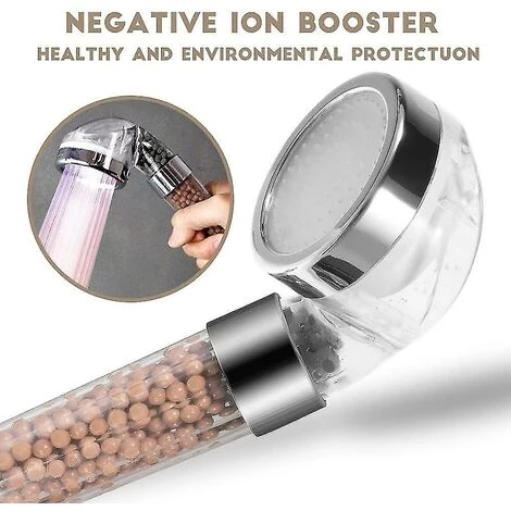 LTS FAFA Pommeau De Douche À Économie D'eau De Douche À Main Led Pommeau De Douche À 3 Couleurs Changeantes Avec Filtre - Grand 4 LTS FAFA Pommeau De Douche À Économie D'eau De Douche À Main Led Pommeau De Douche À 3 Couleurs Changeantes Avec Filtre - Grand – Image 4