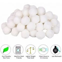 MALLOMNE Sable Filtrant Boules Filtrantes �� Sable De Quartz Filtre �� Sable Alternativement Filtre De Piscine 700g -Pompe et filtre de piscine Soldes 64051728 4