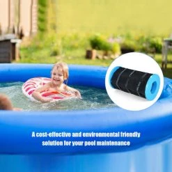 TANCYCO Filtre De Piscine Réutilisable Filtres De Piscine Filtre De Piscine Hors Sol Compatible Avec Le Filtre De Piscine De Type A / Filtre De Piscine De Type C -Pompe et filtre de piscine Soldes 64081102 2