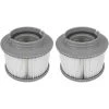 LYCXAMES Lot De 2 Cartouches Filtrantes Pour Piscine, Accessoires De Filtre De Nettoyage De Piscine Gonflable De Rechange Pour Spa, Cartouche De Filtre Antimicrobienne Pour Spa Facile à Installer