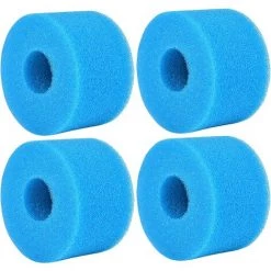 ARC-EN-CIéL 4 Pièces Éponge Filtrante Type S1, Cartouche De Filtre En Mousse, Mousse Pour Filtre Piscine, Réutilisables Et Lavables, Filtre En Mousse Pour Spa, Piscine, Jacuzzi Arcenciél