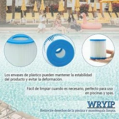 ARC-EN-CIéL Cartouche Filtre Piscine Type I Pour Bestway Pompe De Piscine, Filtre Cartouche Type I, Cartouches Type I Pour Bestway 4 Pièces -Arcenciél -Pompe et filtre de piscine Soldes 64127870 5