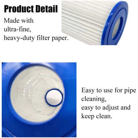 TANCYCO Cartouche Filtrante Pour Pompe De Piscine, Peut être Nettoyée à Plusieurs Reprises, Type A/C 4 TANCYCO Cartouche Filtrante Pour Pompe De Piscine, Peut être Nettoyée à Plusieurs Reprises, Type A/C – Image 4