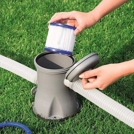 TANCYCO Élément Filtrant De Piscine Filtre De Rechange Pour Cartouche De Filtre De Piscine Réutilisable Compatible Avec Les Accessoires De Piscine Domestique Bestway VII/Intex D -107*95mm 3 TANCYCO Élément Filtrant De Piscine Filtre De Rechange Pour Cartouche De Filtre De Piscine Réutilisable Compatible Avec Les Accessoires De Piscine Domestique Bestway VII/Intex D -107*95mm – Image 3