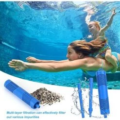 CESIèCLEFOU Filtre Spa Dure 4 Mois Cartouches De Filtres De Piscine à Cartouche Pièces Minérales Pour Spa Et Jacuzzi Cartouche Filtrante Pour Piscine Et Spa Cartouche Spa Bâton Filtre De Piscine, 2 Pièces Lefou -Pompe et filtre de piscine Soldes 64448808 3