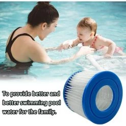 AOUGO Cartouche De Filtre De Bain à Remous Type VI De Remplacement Pour Filtres De Spa - 90352E 58323E 58323 Filtre De Pompe De Piscine (lot De 6) -Pompe et filtre de piscine Soldes 64616149 5