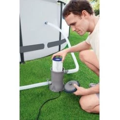 Bestway - Pompe à Filtre 58383 - 2.006 Litres Par Heure 9 Bestway - Pompe à Filtre 58383 - 2.006 Litres Par Heure -Pompe et filtre de piscine Soldes 65182819 5