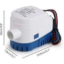 BDD Pompes De Cale, Pompe De Cale Automatique 12V 1100GPH Pompe à Eau Liquide Silencieuse Automatique Pour Pompe De Cale Marine Pompe à Eau Pour Bateaux, étangs, Piscines -Pompe et filtre de piscine Soldes 65377964 4