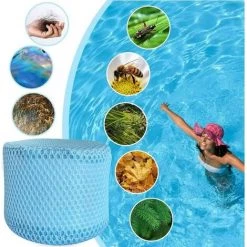 OSQI Pack De 2 Filets De Protection Compatibles Avec Le Filtre Du Spa Mspa, Housse En Filet Pour Filtre à Plis De Rechange Mspa 90 -Pompe et filtre de piscine Soldes 65504110 5
