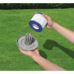 CATHERINE 2PCS Filtre De Piscine à Source Chaude Gonflable Bestway VI Adapté à La Pompe De Filtration De Piscine 58323 -Pompe et filtre de piscine Soldes 65614883 5