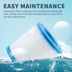 ZOLGINAH For Intex Piscine Cartouche De Filtre Type H 29007 Pour Filtre Pompes 28601, 28602 (4 PCS) -Pompe et filtre de piscine Soldes 65731011 4