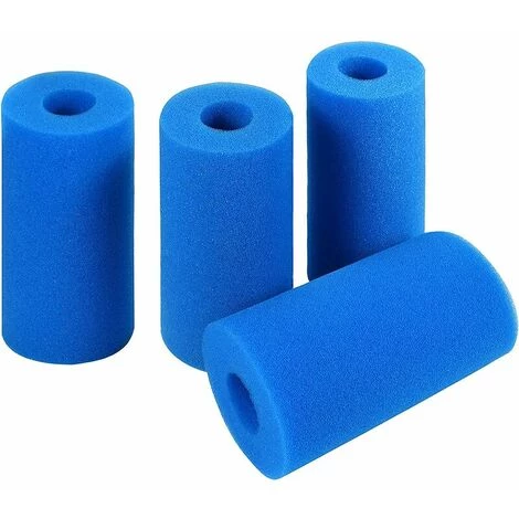 MERéTéET Éponge Filtrante Type A,Filtre De Piscine En Mousse,Filtre Éponge Cartouche,Mousse Pour Filtre Piscine Reutilisable,Filtre Spa Reutilisable (4pièces) 1 MERéTéET Éponge Filtrante Type A,Filtre De Piscine En Mousse,Filtre Éponge Cartouche,Mousse Pour Filtre Piscine Reutilisable,Filtre Spa Reutilisable (4pièces)