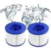 LINKLIFE™ Cartouche Filtre à Vis Pour SPA Gonflable ( Pas De Vis 60mm ) LOT De 2