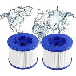 LINKLIFE™ Cartouche Filtre à Vis Pour SPA Gonflable ( Pas De Vis 60mm ) LOT De 2