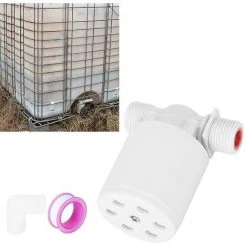 DONTODENT Better-g1/2inch Vanne De Régulation D'eau - Régulateur De Niveau D'eau - Vanne À Bille Flottante Avec Filetage Externe Pour Châteaux D'eau De Piscine,white -Pompe et filtre de piscine Soldes 65902688 5