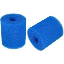 Réutilisable Lavable Piscine Filtre Mousse Éponge Cartouche Pour Intex Type H 2pcs 10.2x9cm -Adélala