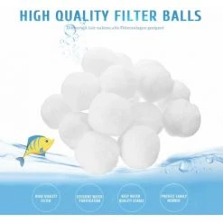 ECHOO 700g / 8L Boules De Filtre De Piscine, Balles Filtrantes,Média Filtre à Fibres Pour Piscine Filtres à Sable Filtrage De L'eau,Écologique, Léger Et Durable -Pompe et filtre de piscine Soldes 66647021 2