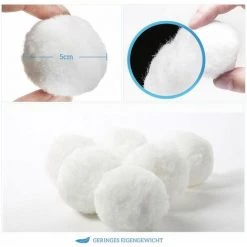 ECHOO 700g / 8L Boules De Filtre De Piscine, Balles Filtrantes,Média Filtre à Fibres Pour Piscine Filtres à Sable Filtrage De L'eau,Écologique, Léger Et Durable -Pompe et filtre de piscine Soldes 66647021 4