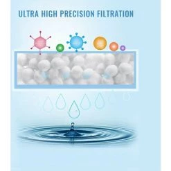 ECHOO 700g / 8L Boules De Filtre De Piscine, Balles Filtrantes,Média Filtre à Fibres Pour Piscine Filtres à Sable Filtrage De L'eau,Écologique, Léger Et Durable -Pompe et filtre de piscine Soldes 66647021 5