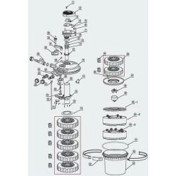 Cisea Pièce Détachée Cpf-15000 Jeu D'éponges Filtrantes Pour Filtre De Bassin à Pression -Pompe et filtre de piscine Soldes 66807773 3