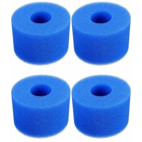 KAEJYIUT 4 Pièces Éponge Filtrante Type S1, Cartouche De Filtre En Mousse, Mousse Pour Filtre Piscine, Réutilisables Et Lavables, Filtre En Mousse Pour Spa, Piscine, Jacuzzi 1 KAEJYIUT 4 Pièces Éponge Filtrante Type S1, Cartouche De Filtre En Mousse, Mousse Pour Filtre Piscine, Réutilisables Et Lavables, Filtre En Mousse Pour Spa, Piscine, Jacuzzi