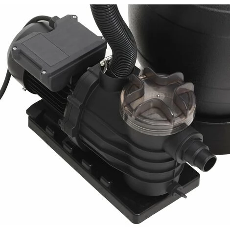 TRUE DEAL Filtre à Sable De Piscine Avec Vanne 6 Voies Noir 5 TRUE DEAL Filtre à Sable De Piscine Avec Vanne 6 Voies Noir – Image 5