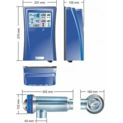 IDEGIS Domotique électrolyseur Au Sel + PH + ORP | Modèle: D-12 PH-ORP -Pompe et filtre de piscine Soldes 67399414 2