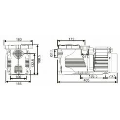SILENP Copy Of Bomba Piscina Aspire 50 | Puissance: 0,75 CV /220V 7 SILENP Copy Of Bomba Piscina Aspire 50 | Puissance: 0,75 CV /220V -Pompe et filtre de piscine Soldes 67399429 4