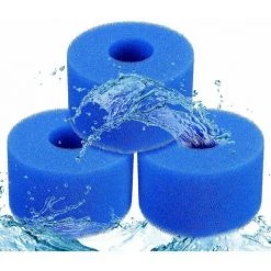 LLOVE Éponge Filtrante, Éponge Filtrante Type A, 3 Pièce Éponge De Filtre Pour Aquarium, Mousse Pour Filtre Piscine 108 * 40 * 73mm, Filtre Piscine Lavable Reutilisable, Filtre Spa Reutilisable