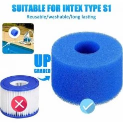 LLOVE Éponge Filtrante, Éponge Filtrante Type A, 3 Pièce Éponge De Filtre Pour Aquarium, Mousse Pour Filtre Piscine 108 * 40 * 73mm, Filtre Piscine Lavable Reutilisable, Filtre Spa Reutilisable -Pompe et filtre de piscine Soldes 67414804 3
