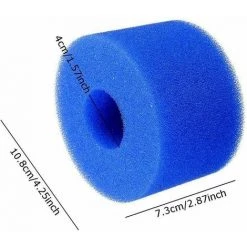 ENLENK Lot De 8 Filtres En Mousse De Type S1, Spa Pour Intex S1, Réutilisables, Pour Piscine De Type S1, Pour Piscine, Aquarium, Spa. -Pompe et filtre de piscine Soldes 67474387 2