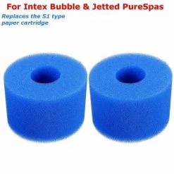 Cisea Éponge Filtrante Type S1 Filtres De Piscine En Mousse, Cartouche Filtrante RéUtilisable Pour Intex Type S1, Mousse Pour Piscine, Aquarium, Spa(4 Pièces) -Pompe et filtre de piscine Soldes 67563573 4