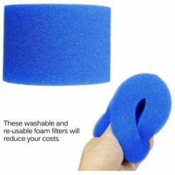 Cisea Éponge Filtrante Type S1 Filtres De Piscine En Mousse, Cartouche Filtrante RéUtilisable Pour Intex Type S1, Mousse Pour Piscine, Aquarium, Spa(4 Pièces) -Pompe et filtre de piscine Soldes 67563573 5